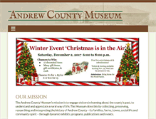 Tablet Screenshot of andrewcountymuseum.org